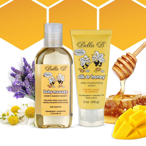 Bella B Baby Massage Oil & Lotion Bundle