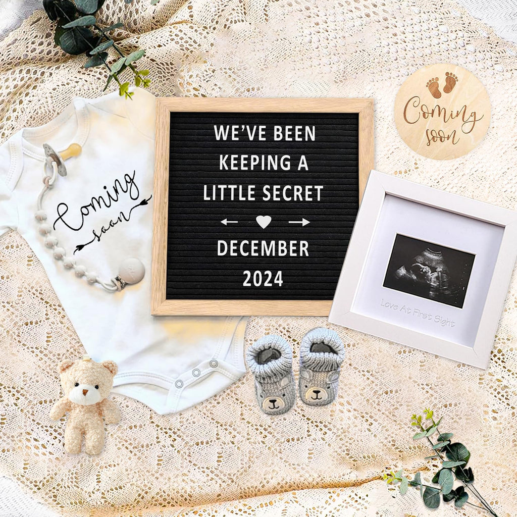 Pregnancy Announcement Gift Set – Felt Board & Keepsakes