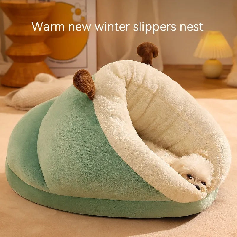 Cozy Winter Slipper Pet Nest